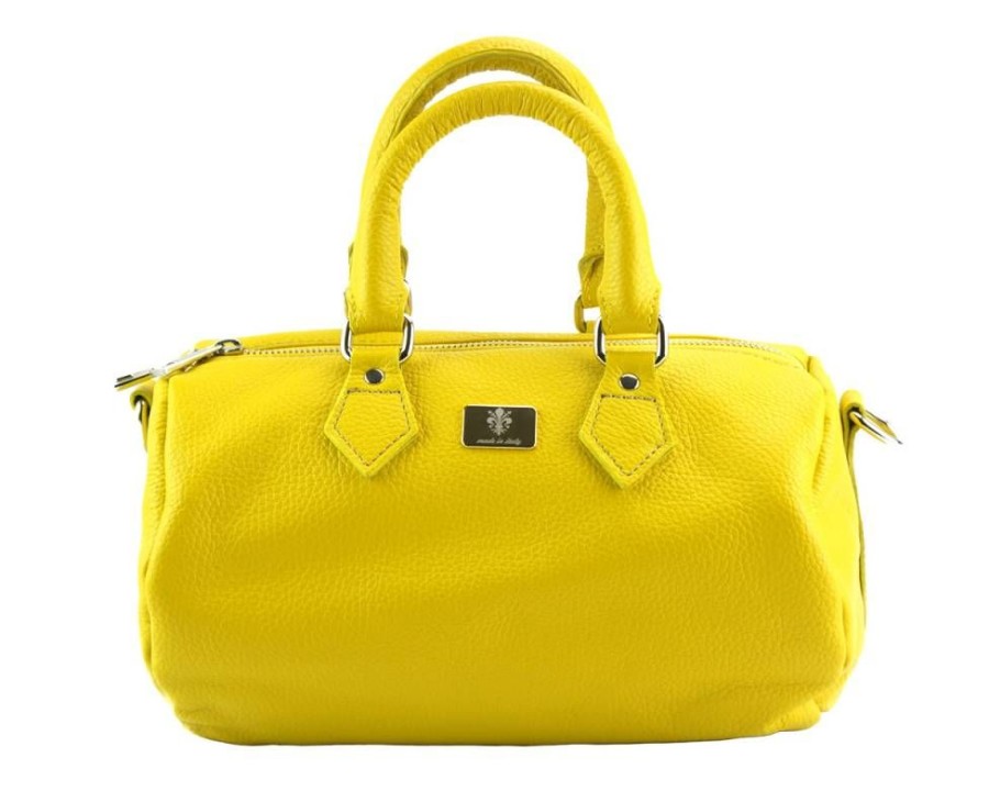 Borse In Pelle Florence Leather | Alisia - Stock Giallo