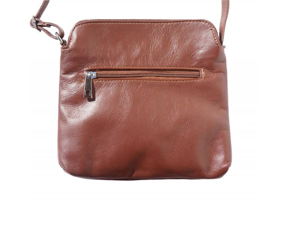 Borse In Pelle Florence Leather | Borsa A Tracolla In Pelle Morbida - Stock Marrone