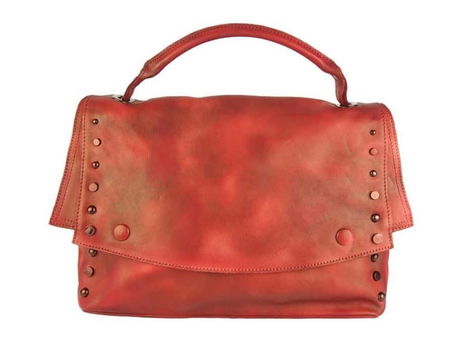 Borse In Pelle Florence Leather | Natalina Rosso Chiaro