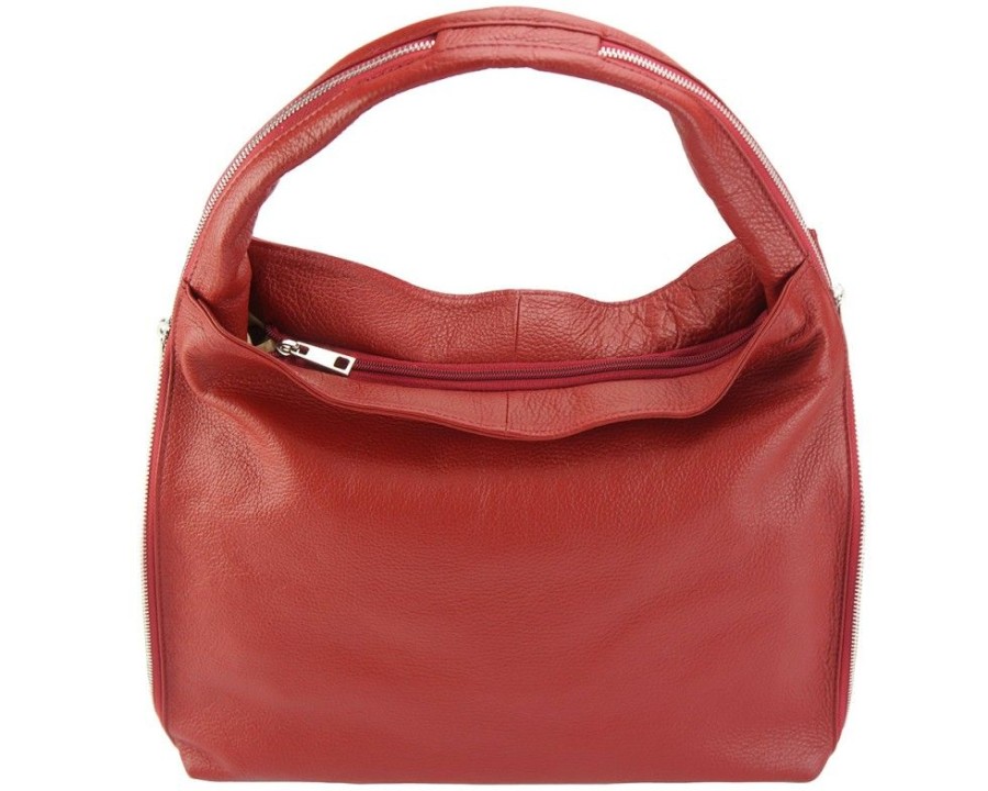 Borse In Pelle Florence Leather | Carmen Rosso Scuro