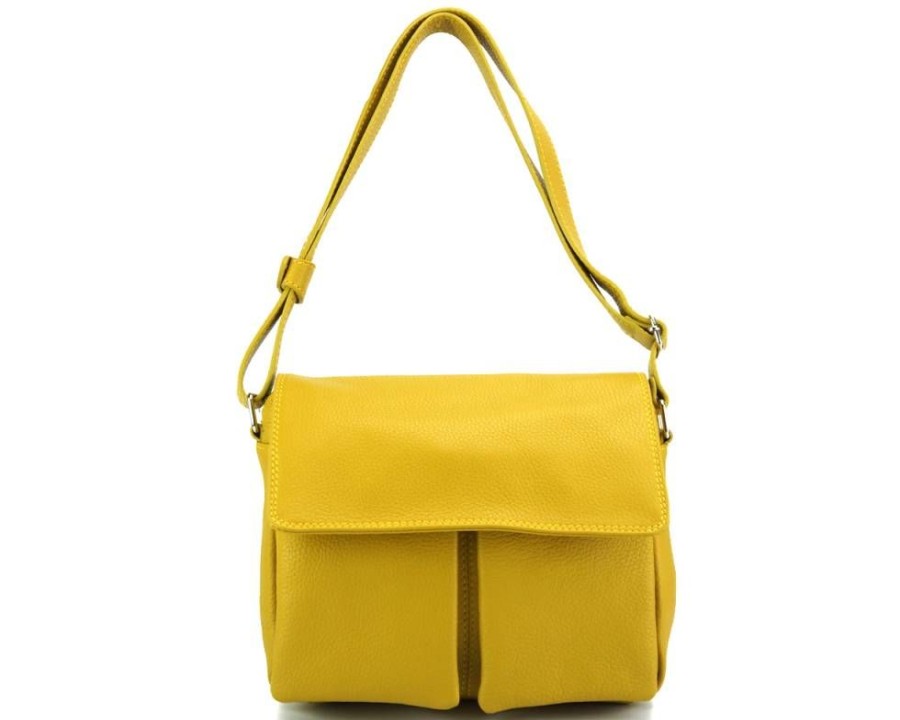 Borse In Pelle Florence Leather | Argelia Giallo