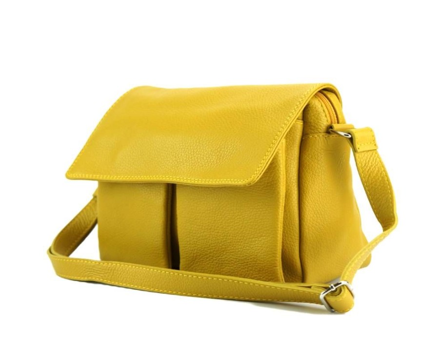 Borse In Pelle Florence Leather | Argelia Giallo